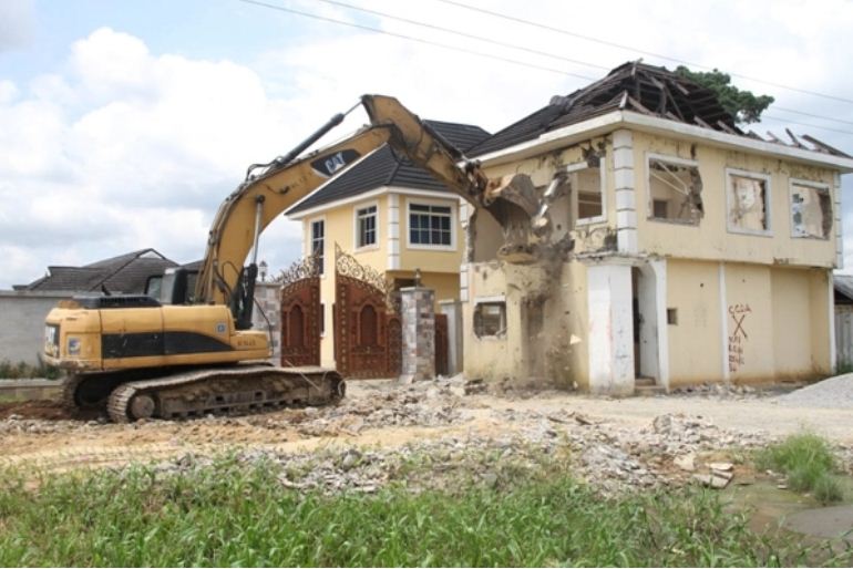 Why Bayelsa Govt Buildings In Port Harcourt Are Being Demolished