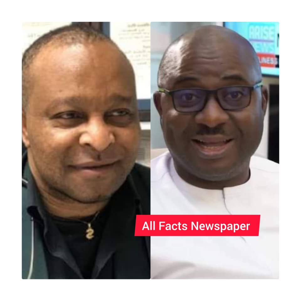 Chief Dr. Barr. Okwun Ojah “Onwa 1 of Ohafia Ancient Kingdom” and Mr. Emenike Jason Iroegbu - Publisher of All Facts Newspaper