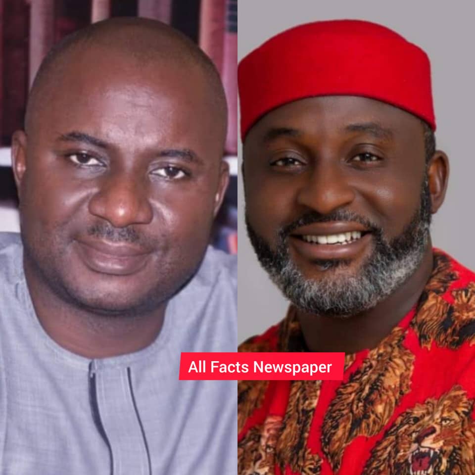 Emenike Jason Iroegbu (Publisher All Facts Newspaper and Chief Consultant Gold Ink Communication Ltd) and Honorable Amobi Godwin Ogah - Member Representing Isuikwuato/Umunnechi Federal Constituency)