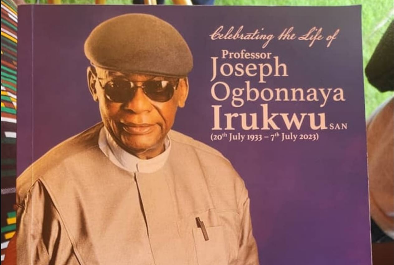 Late Professor Joseph Ogbonnaya Irukwu