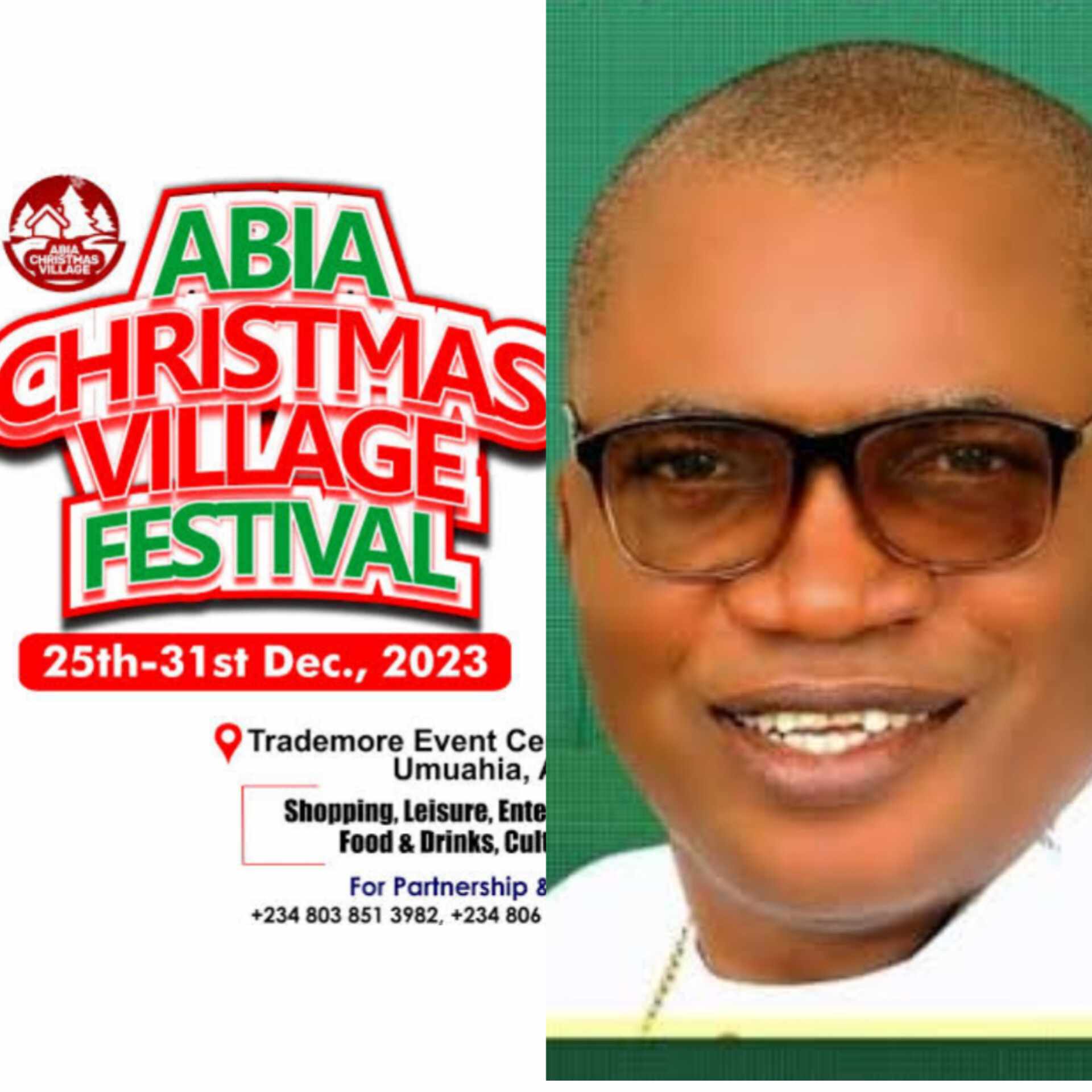 Bishop Nwankpa Endorses Abia Christmas Village Festival, Set To Host Day 5 Of The Event