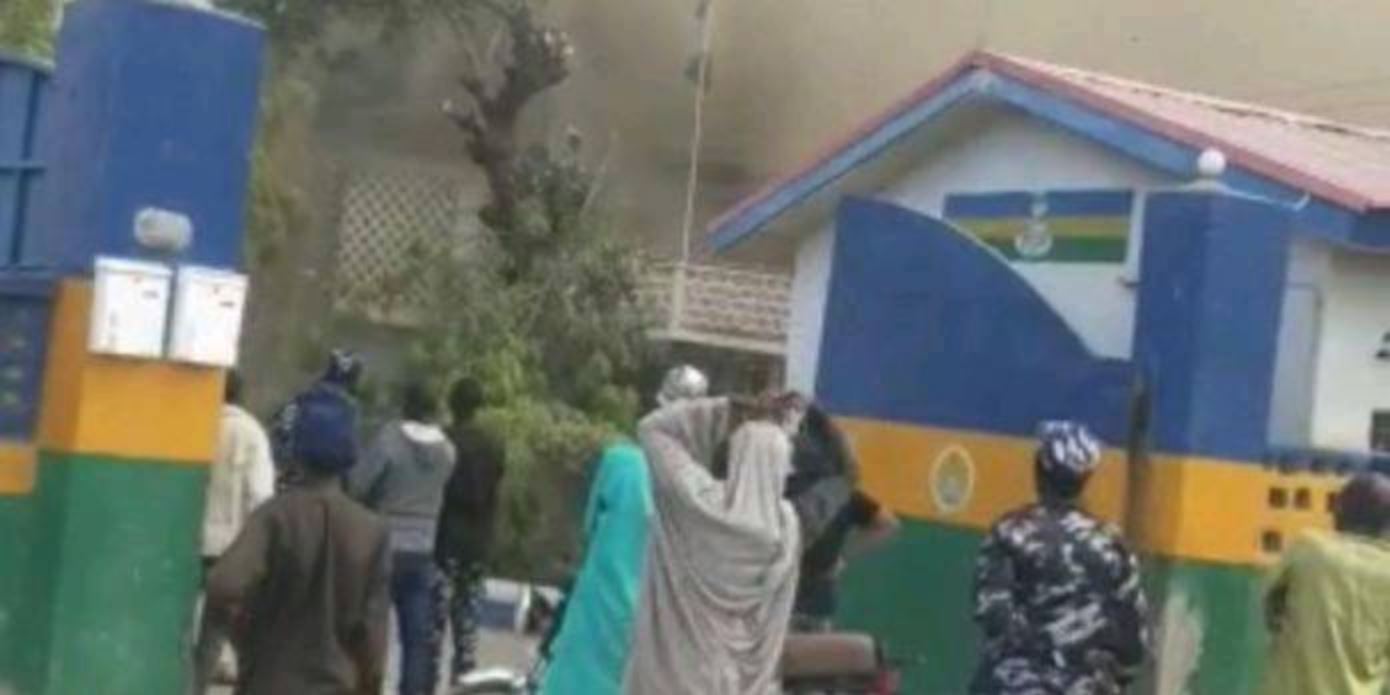 How Kano Police Station Was Gutted By Fire