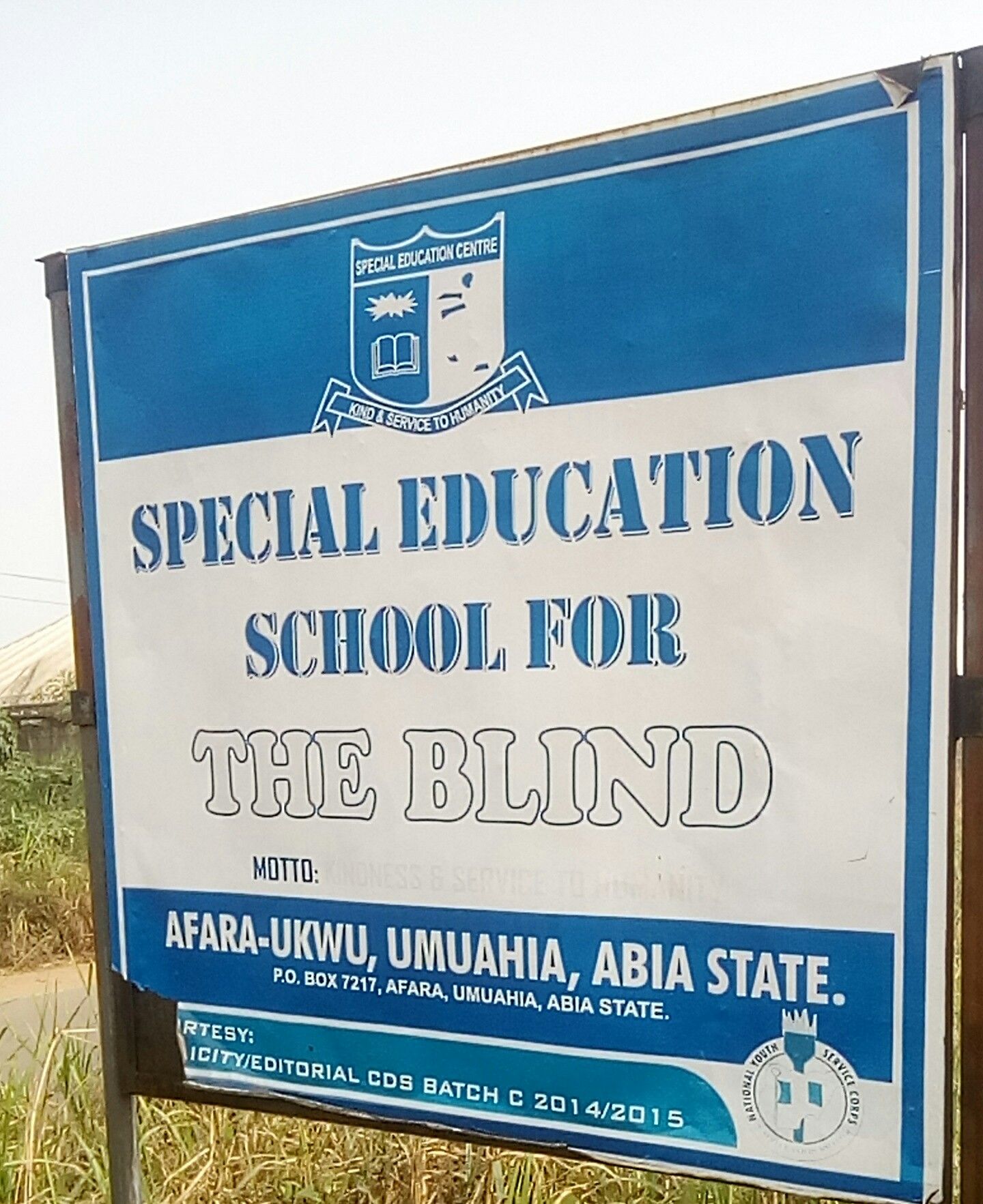 School of the Blind Afara Umuahia, Abia State