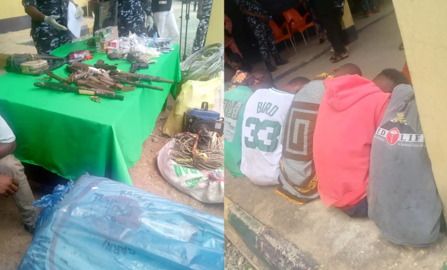 Police Parade Suspected Criminals, Recover Guns, Charms In Abia